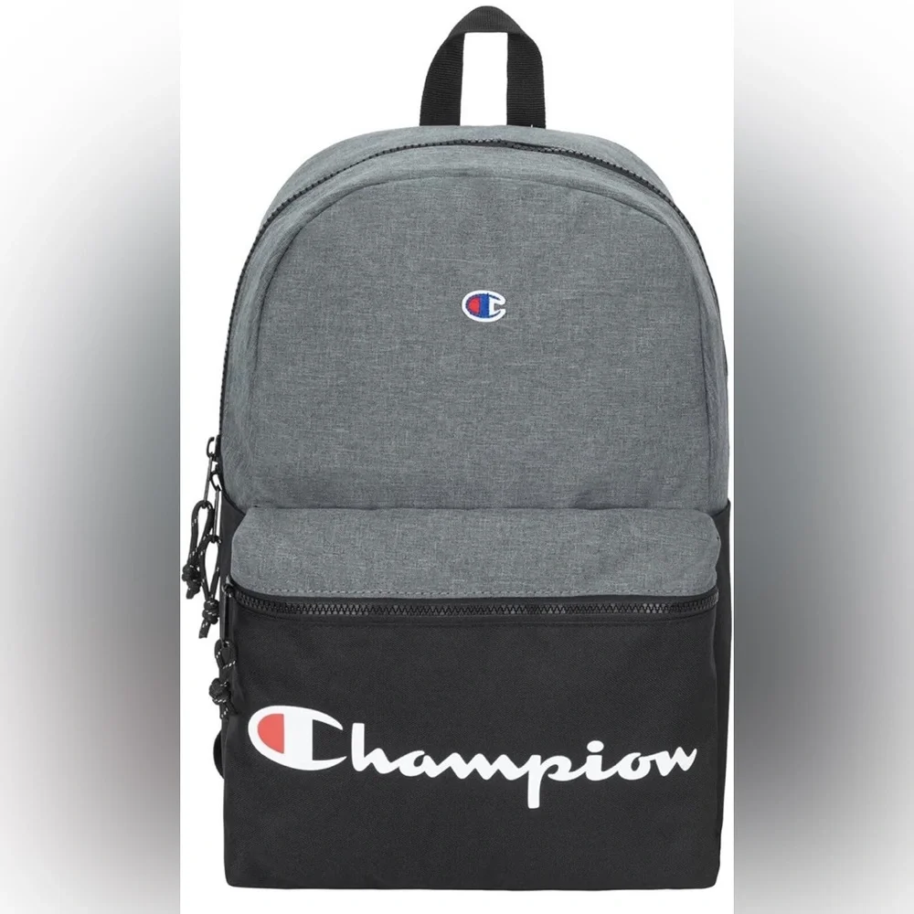 🖤Champion Gray W/black Bottom Manuscript Backpack